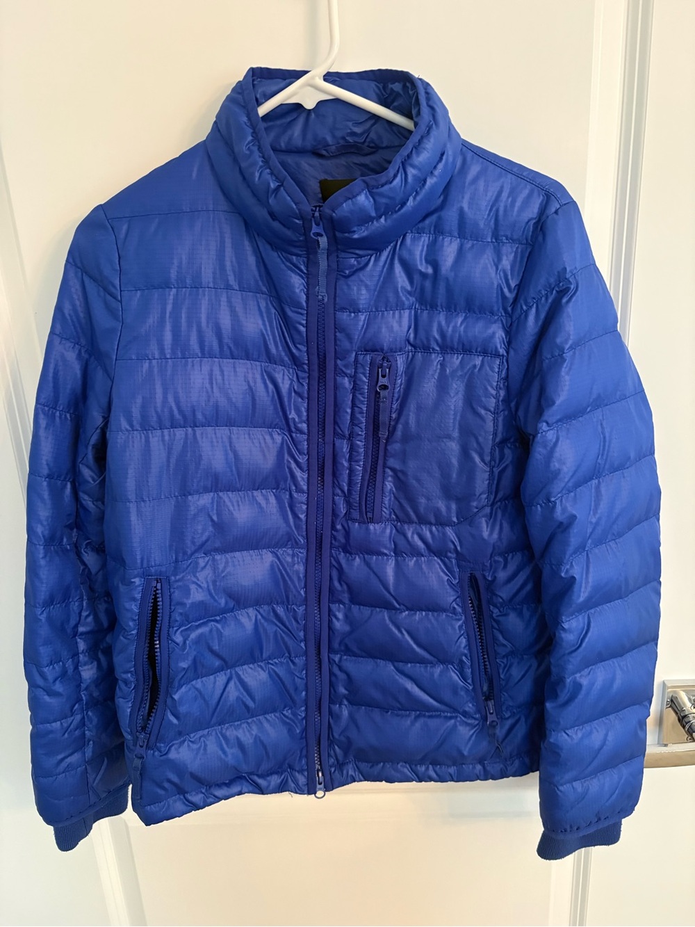 JCrew Women’s Blue Puffer Jacket - Lightweight Warmth